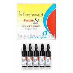 Ferose Injection, Iron Sucrose