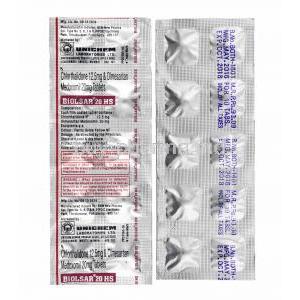 Biolsar HS, Olmesartan 20mg and Chlorthalidone tablets