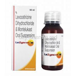 Lezyncet-M Oral Suspension, Levocetirizine/ Montelukast