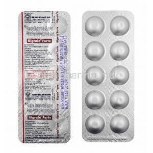 Nigrain Forte, Propranolol and Flunarizine tablets