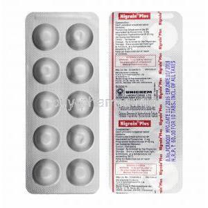 Nigrain Plus, Propranolol and Flunarizine tablets