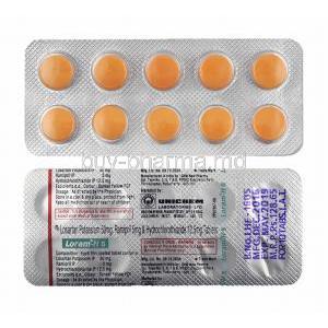 Loram-H, Ramipril 5mg, Losartan and Hydrochlorothiazide tablets