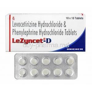 Lezyncet D, Levocetirizine/ Phenylephrine