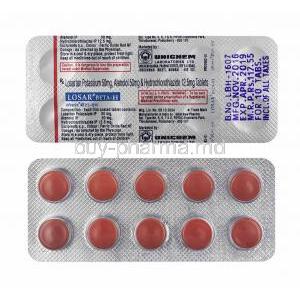 Losar Beta-H, Losartan, Atenolol and Hydrochlorothiazide tablets
