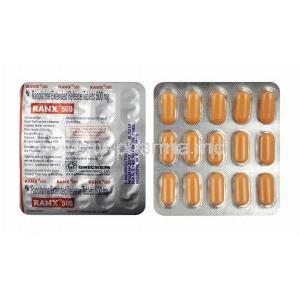 Ranx, Ranolazine tablets