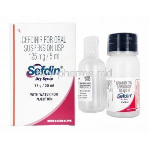 Sefdin Dry Syrup, Cefdinir
