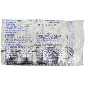 1ALAX, Levocetirizine/ Ambroxol  packaging