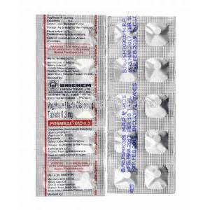 Posmeal-MD, Voglibose 0.3mg tablets