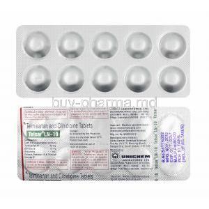 Telsar-LN, Cilnidipine 10mg and Telmisartan tablets