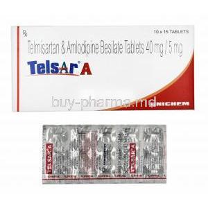 Telsar A, Telmisartan/ Amlodipine