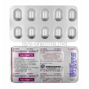 TG-Tor, Atorvastatin 5mg tablets