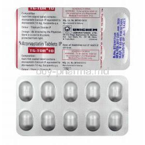 TG-Tor, Atorvastatin 10mg tablets