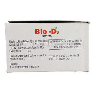 Bio D3, Calcitriol composition