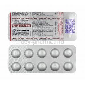 Tolol -XR, Metoprolol Succinate 100mg tablets