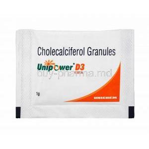 Unipower D3 Granules, Cholecalciferol sachet