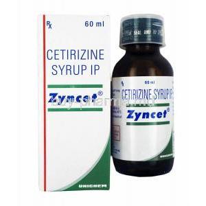 Zyncet Syrup, Cetirizine