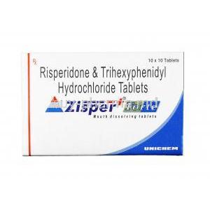 Zisper Forte,  Risperidone / Trihexyphenidyl