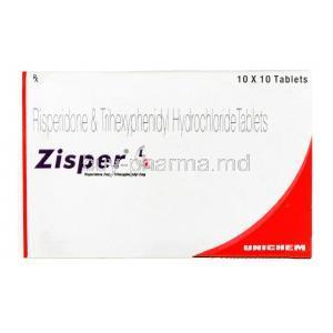 Zisper LS, Risperidone/ Trihexyphenidyl
