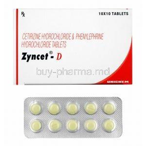 Zyncet-D, Cetirizine/ Phenylephrine