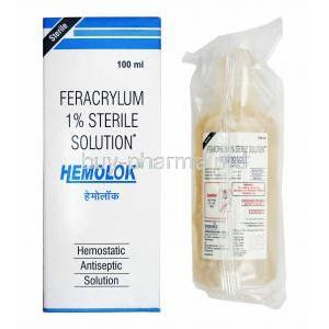 Hemolok Sterile Solution, Feracrylum