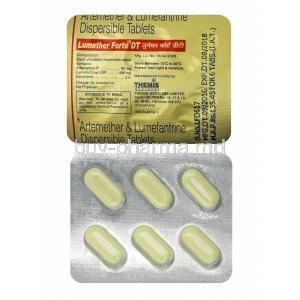 Lumether Forte, Artemether and Lumefantrine tablets