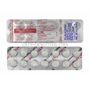Atelol, Atenolol 50mg tablets