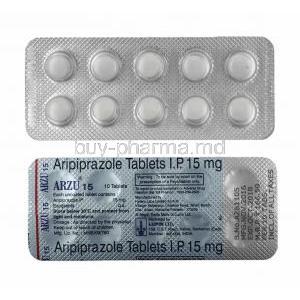 Arzu, Aripiprazole 15mg tablets