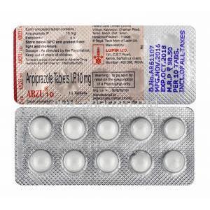 Arzu, Aripiprazole 10mg tablets