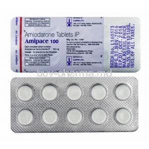 Amipace, Amiodarone 100mg tablets