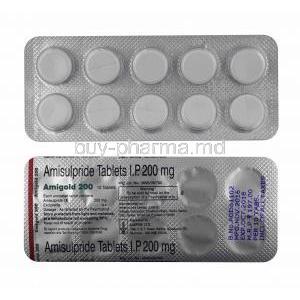 Amigoldm Amisulpride 200mg tablets