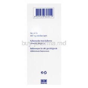 Osmolak Oral Solution, Lactulose 250ml composition