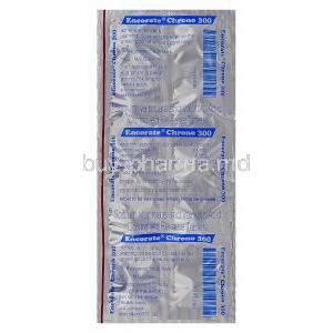 Encorate Chrono CR, Sodium Valproate 200mg and Valproic Acid 87mg Controlled Release Tablet Blister Pack Information