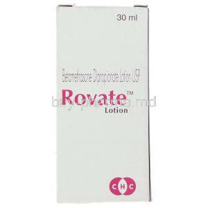 Maxivate, Generic Diprosone,  Rovate Betamethasone Lotion Box