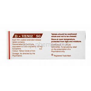 D-Veniz,Desvenlafaxine composition