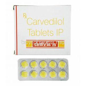 Cardivas, Carvedilol