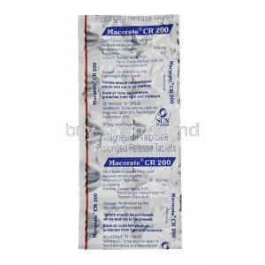 Macorate CR, Magnesium Valproate