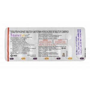 Istamet XR Combipack, Sitagliptin/ Metformin