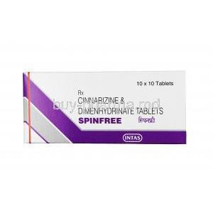 Spinfree, Cinnarizine / Dimenhydrinate