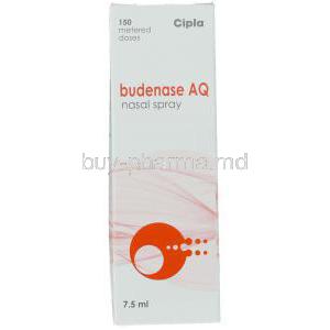 Budenase AQ, Generic Rhinocort Aqua,  Budesonide  Nasal  Spray Box