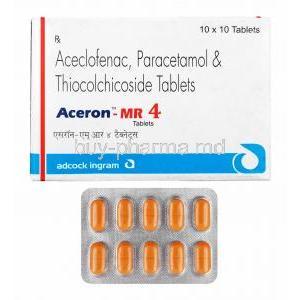Aceron-MR, Aceclofenac/ Thiocolchicoside