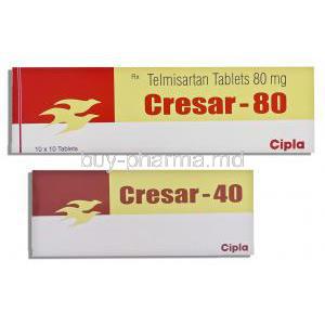 Cresar, Telmisartan 80mg (Cipla)