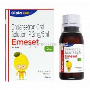 Emeset Syrup Lemon Flavour, Ondansetron