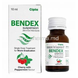 Bendex Suspension Cherry with Peppermint Flavour, Albendazole