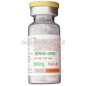 Neo-Drol, Eneric Medrol,  Methylprednisolone 500 Mg Vial