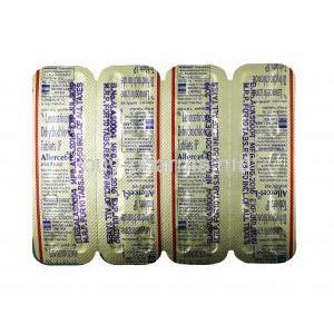 Allercet L, Levocetirizine 5 mg, Tablet, sheet information