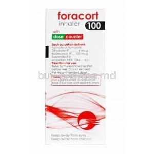 Foracort Inhaler, Formoterol Fumarate 6mcg and Budesonide 100mcg composition