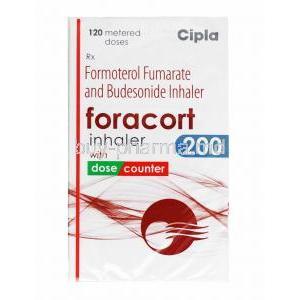 Foracort Inhaler, Formoterol Fumarate 6mcg and Budesonide 200mcg box