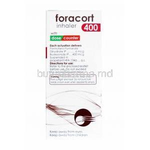 Foracort Inhaler, Formoterol Fumarate 6mcg and Budesonide 400mcg composition