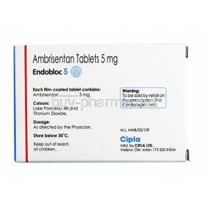 Endobloc, Ambrisentan 5mg composition