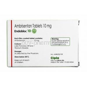 Endobloc, Ambrisentan 10mg composition